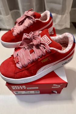 Women's Hello Kitty x Puma Wmns Suede XL Size 8