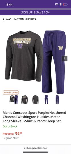 UW Huskies Men’s Sleepwear