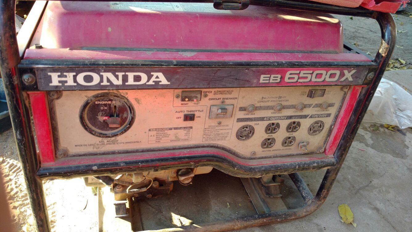 Honda generator eb 6500x