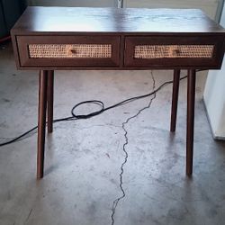 NEW.  Wooden Console Table / Desk with 2  Drawers / Escritorio 