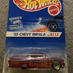 1997 Hot Wheels First Editions '59 Chevy Impala die-cast car