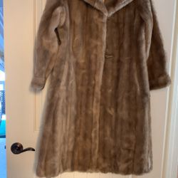 Fur Coat - Vintage Man Made Fur