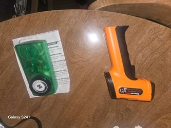 Snake heat thermometer gun and timed outlet adapter