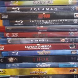 Marvel  and DC Bluray Collection