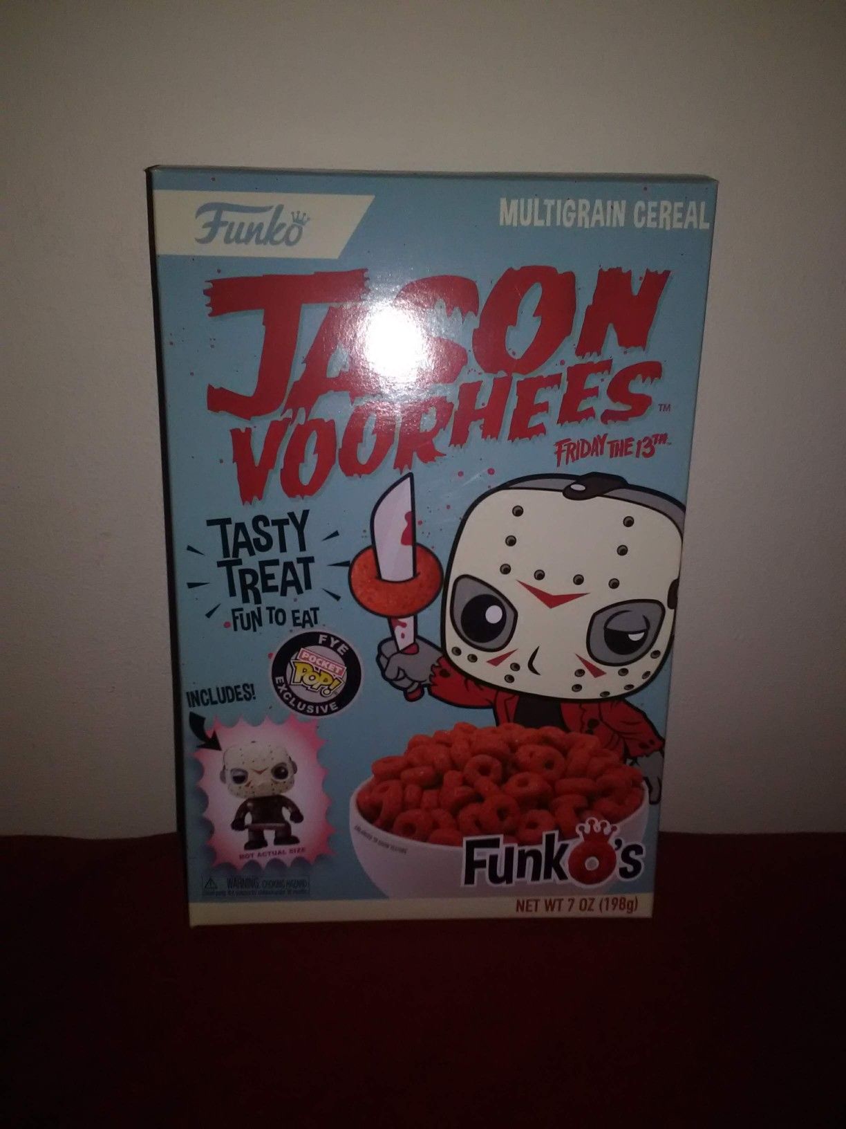Limited Edition Jason Voorhees Cereal with Funko Mini Figure Never Opened