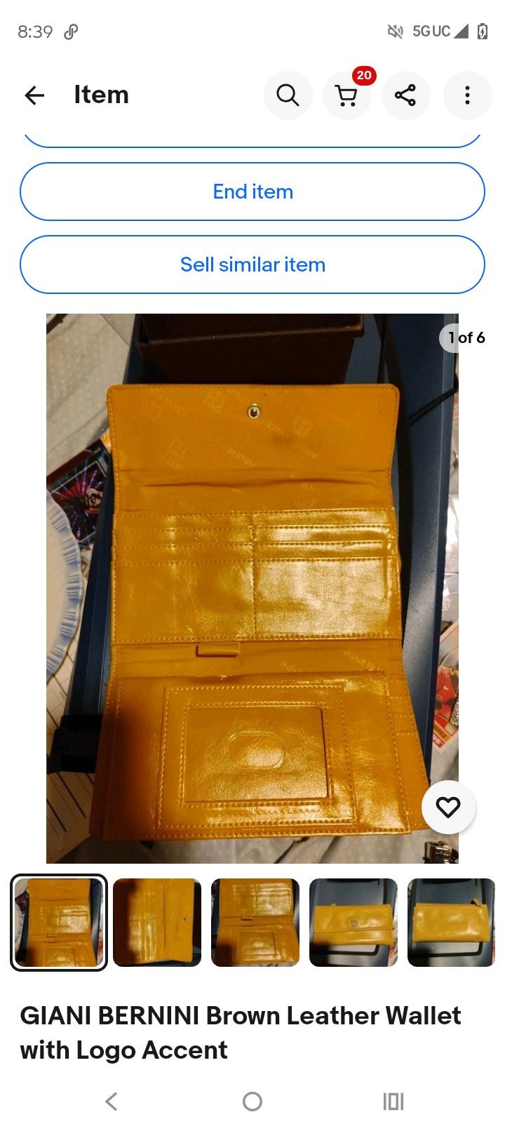 Giani Bernini Leather Wallet 