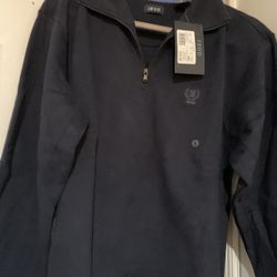 New Men’s IZOD Navy Sweatshirt