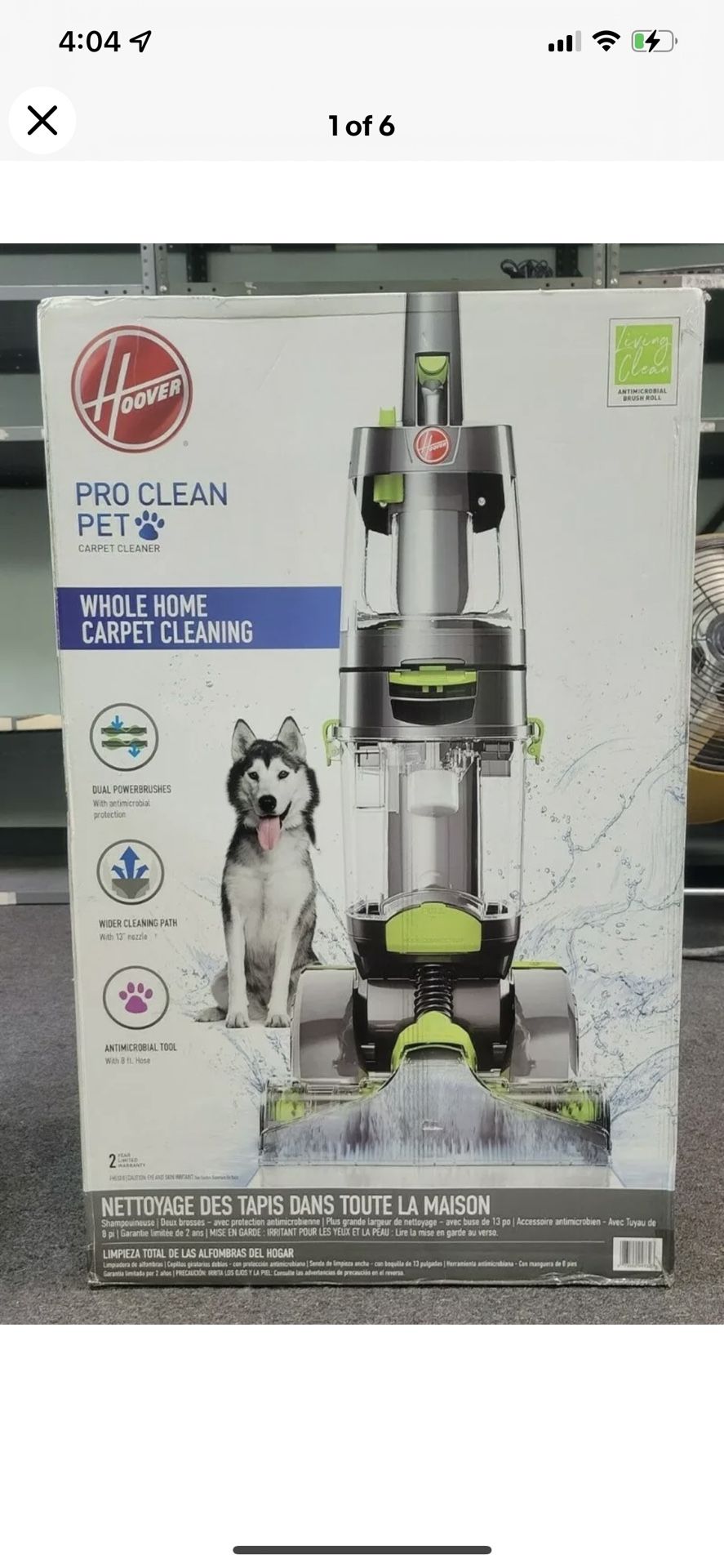 Hoover Pro Clean Pet Carpet Cleaner