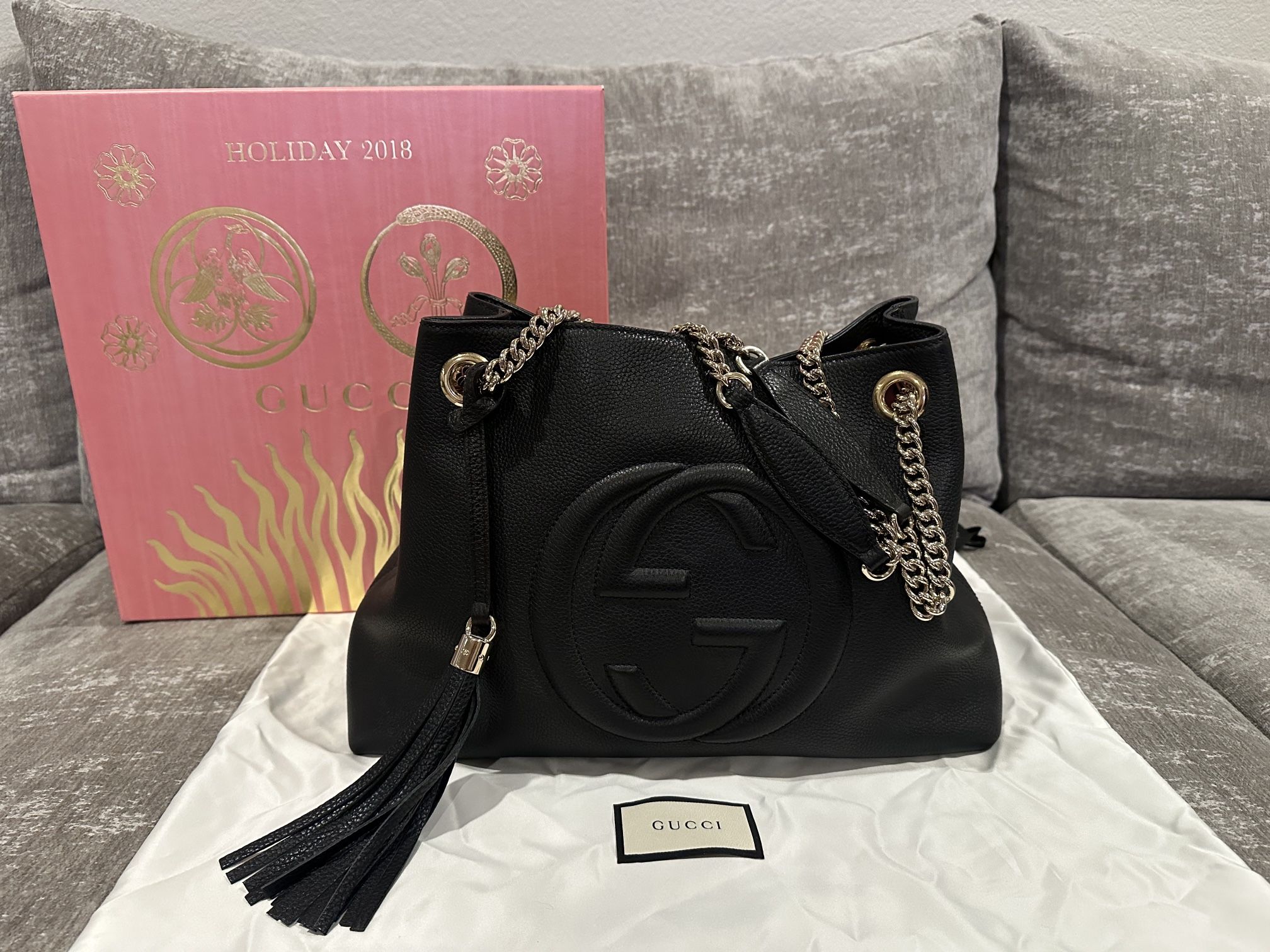 Gucci Soho Leather Chain Shoulder Bag