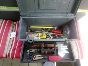 Tool box with some tools