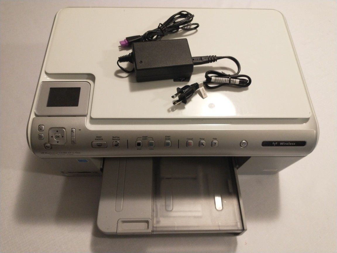 HP Photosmart C6380 Wifi Printer/Scanner + Extras