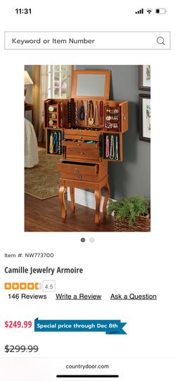 Camille Jewelry Armoire 