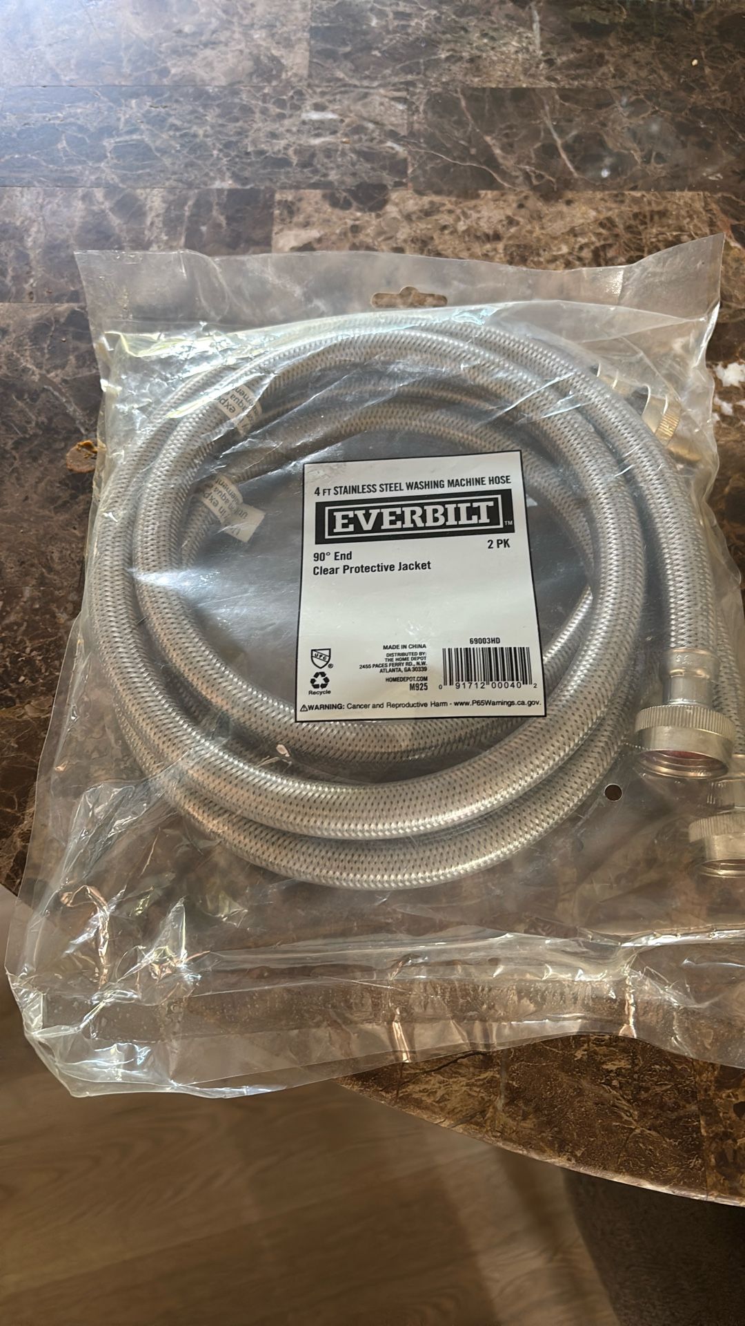 Stainless Steel Washing Machine Hose