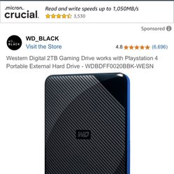 Gaming Hard Drive 