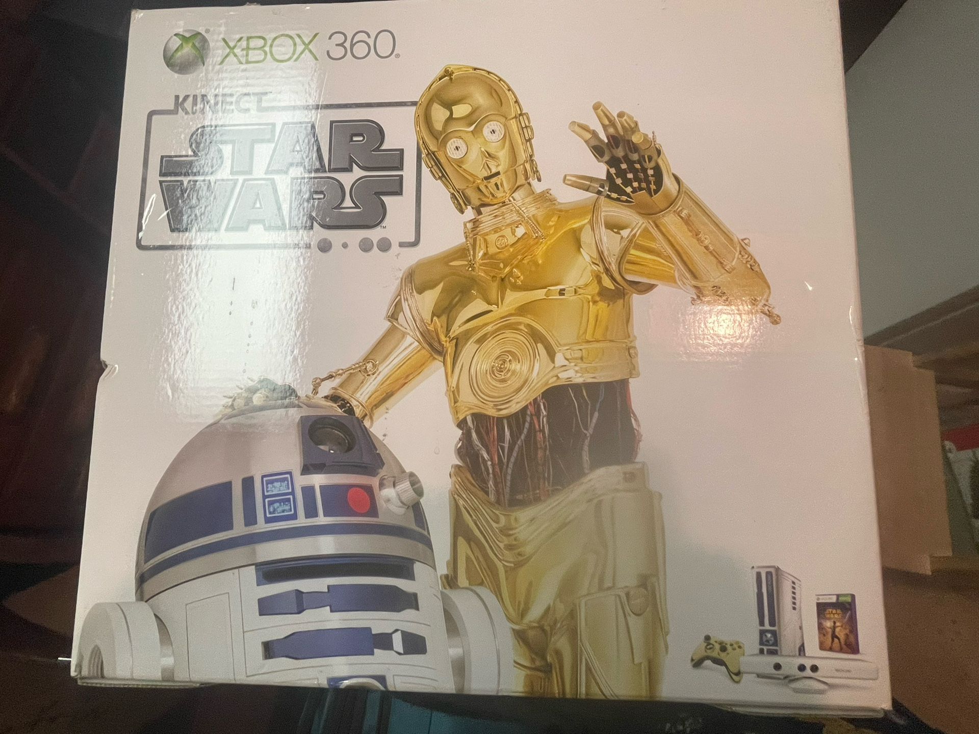 Brand new Unopened Limited edition Xbox 360 Connect Starwars Edition