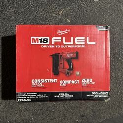 Milwaukee Fuel 18 Brad Nailer 
