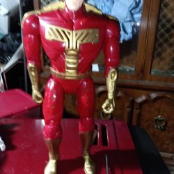 Vintage 1996 Original Talking Turbo Man 13 And 1/2 In