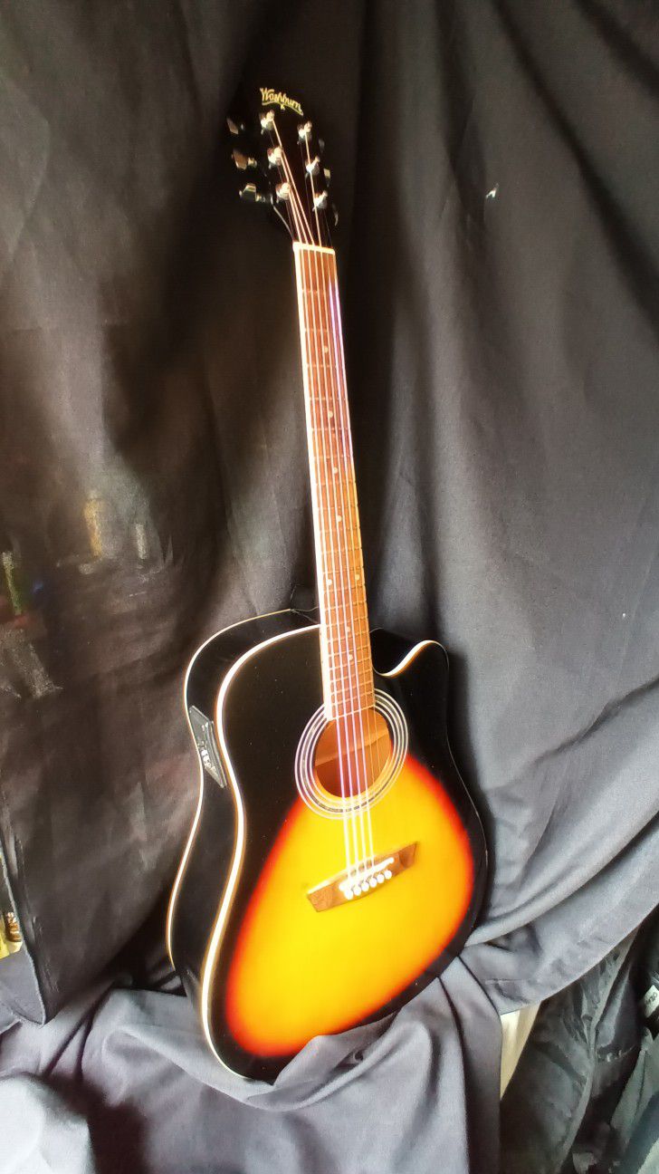 Washburn Acoustic Electric Guitar 