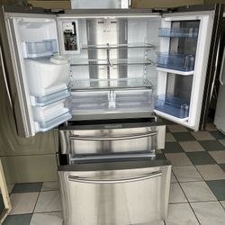 Samsung Stainless Steel Refrigerator 4 Doors( Delivery Available)