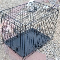 Like New Two Door 24" Inch Long Dog Crate Carrier