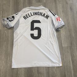 Adidas Real Madrid 2025/26 Home Jersey Bellingham Size Medium