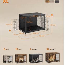 NEW IN BOX DOG 🐶 CRATE TABLE WITH SMALL DAMAGE I SHOW IN PHOTOS