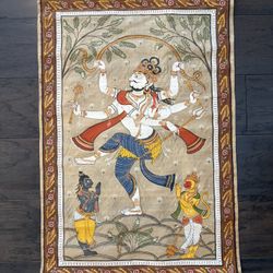 Vintage Silk Painting 