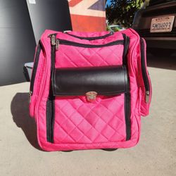 American Flyer Cosmetic / Makeup Rolling Travel Luggage 