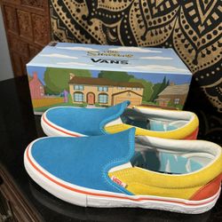 Vans Slip-on Pro Limited Edition Simpsons In Premium Suede 