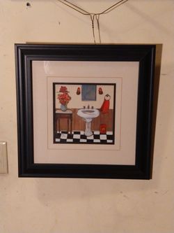 Cool print for bathroom