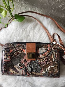 Sakroots Artistic  Circle Large Smartphone Crossbody Bag