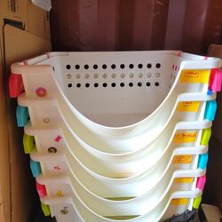 Joie Keyway 6 Stackable and Nestable Storage Baskets 