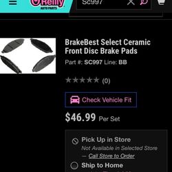 Cereamic Brake Pads