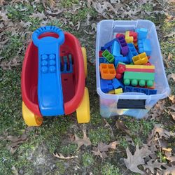 Mega Blocks With Wagon
