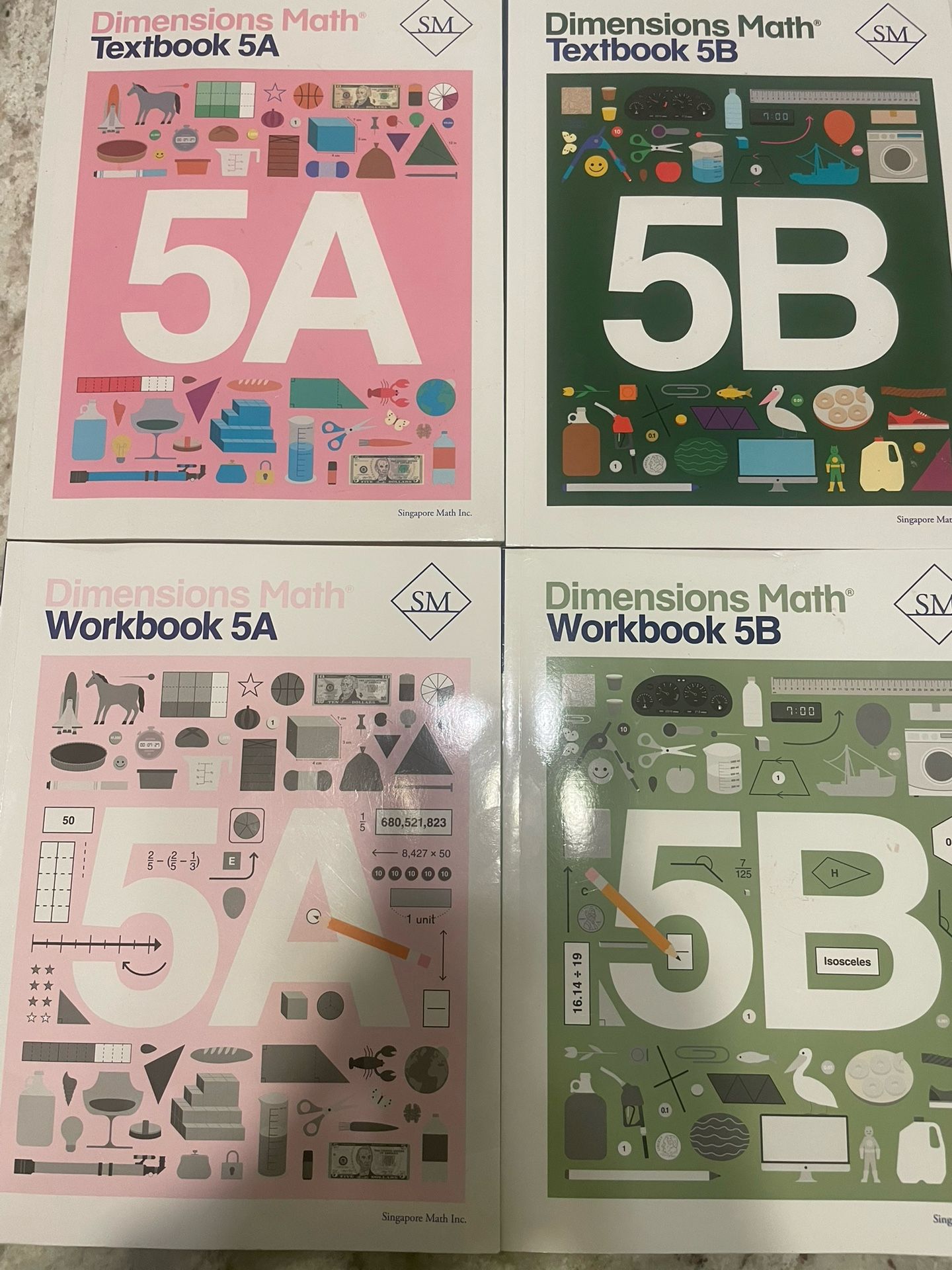 Dimensions Math 5A , 5B