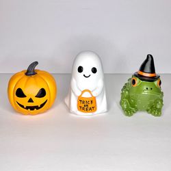 Set of 3 Target Bullseye Playground Halloween Resin Figurals