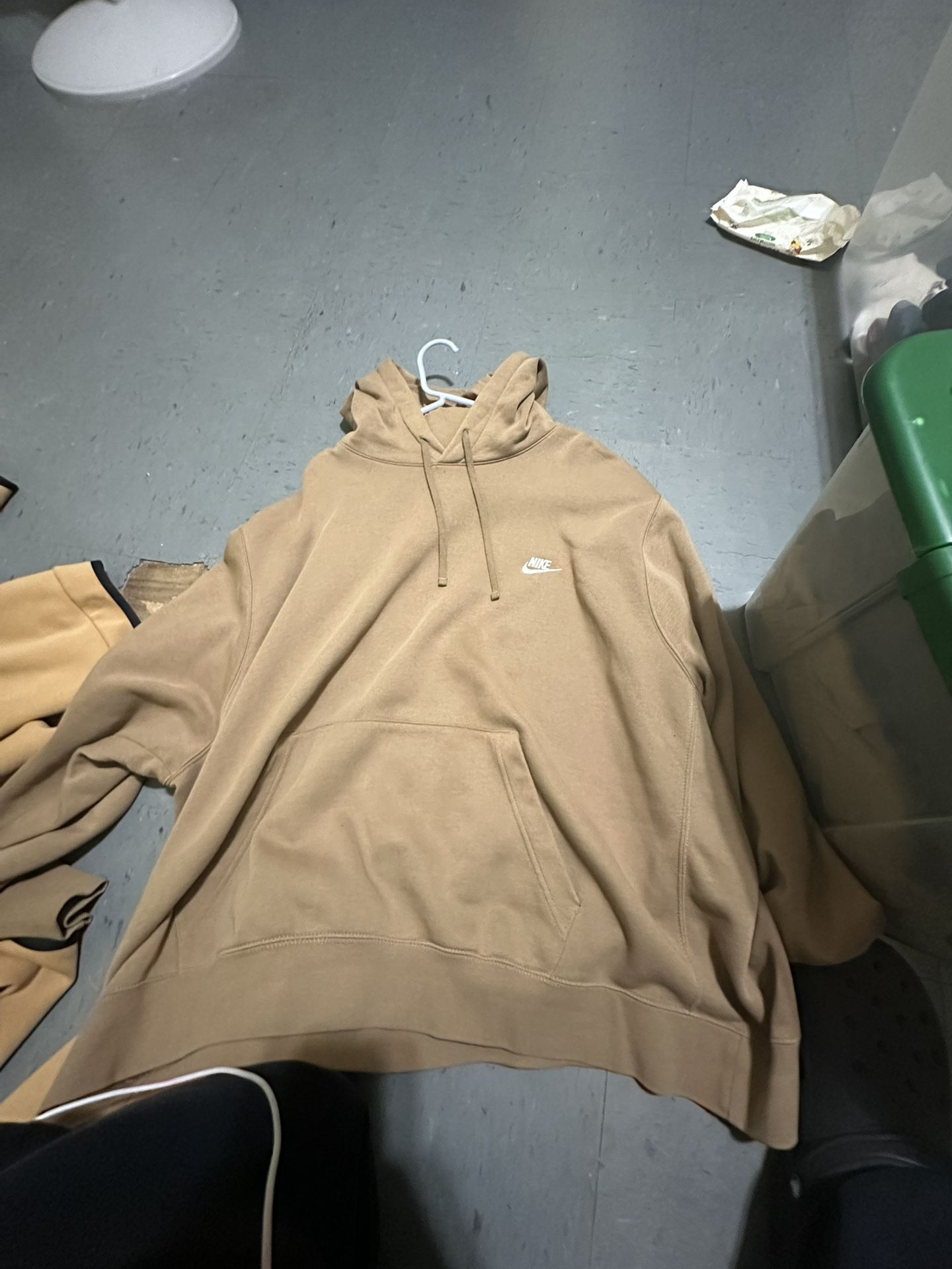 Nike Khaki Pull Over Hoodie