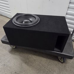 15inch skar evl 1ohm stable n ported box $300