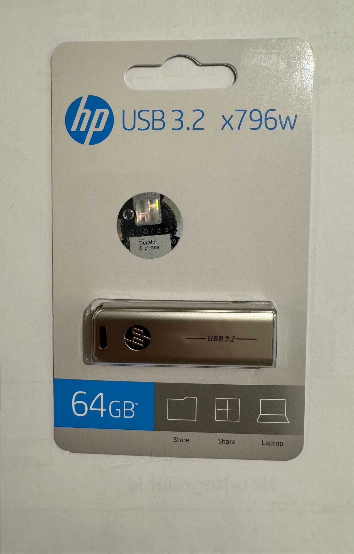 HP 64 GB USB 3.2 x 796w Flash Drive USA
