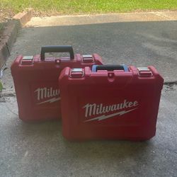 2 Milwaukee Tool Boxes $12