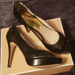 Michael Kors Hamilton open toe heel