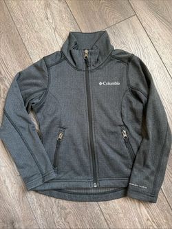 Columbia Jacket Kids Size XS Grey Zip Up Jacket Pockets Sz XS