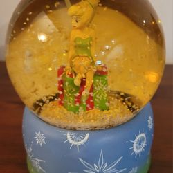 Disney Tinkerbell Musical Christmas Snow Globe