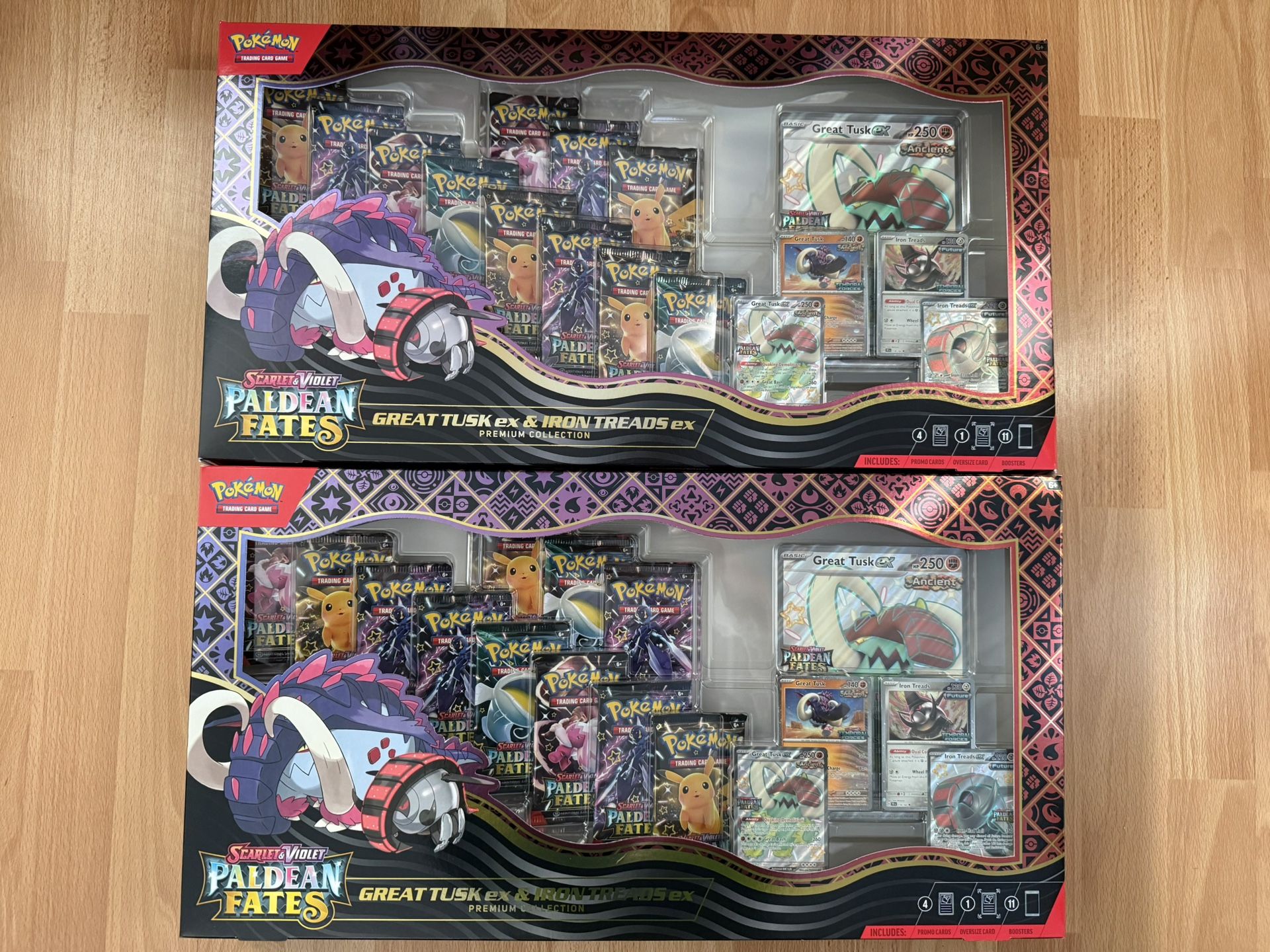 Pokemon Great Tusk Iron Threads Ex Premium Collection