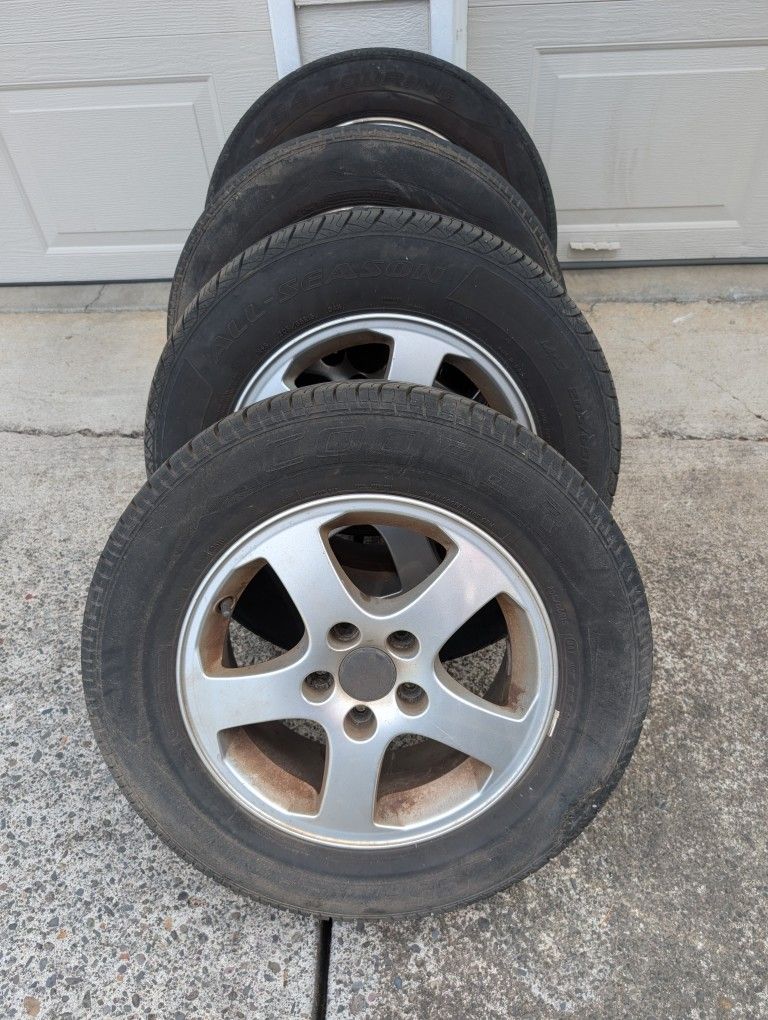 Wheels 15 inch rims 5x110 bolt pattern Saab 9-3 9-5 GM