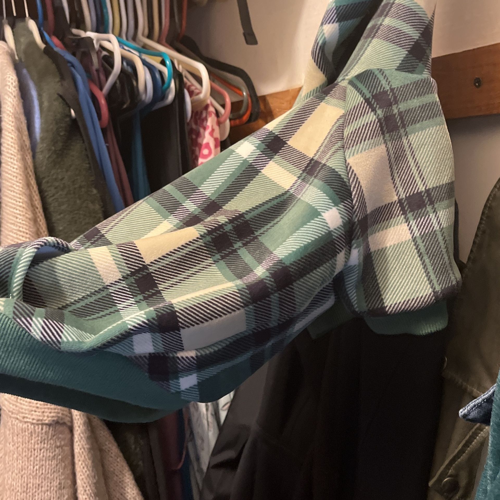 Medium Size Dog sweatshirts, and harnesses
