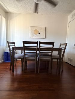 Kitchen Table with Chairs & Bench