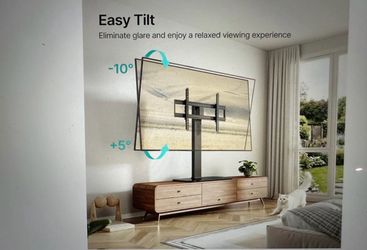 Brand new Swivel Universal TV Stand with Mount for 43. 90" TVs, Holds 154 Ibs,