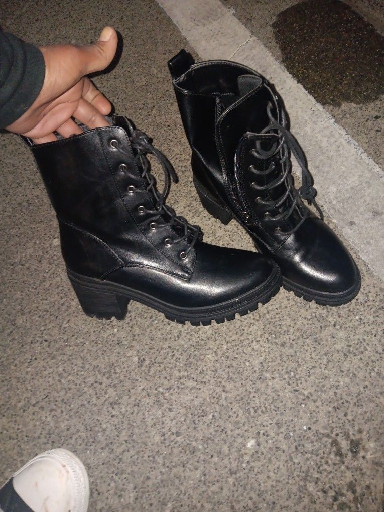 Black Shein Boots 4 Women
