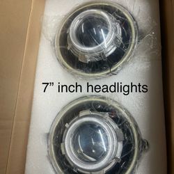7” Inch Round HID Projector Beam High And Low 